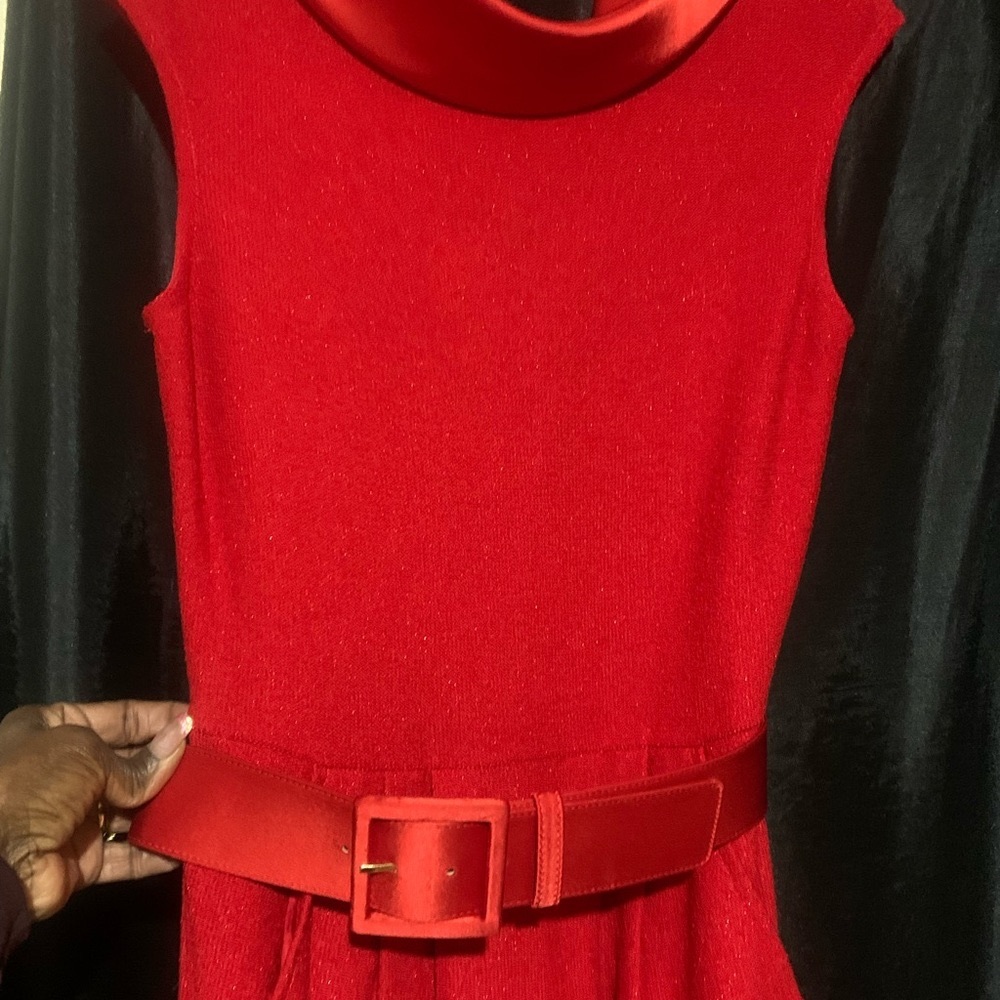 St John Red Dress